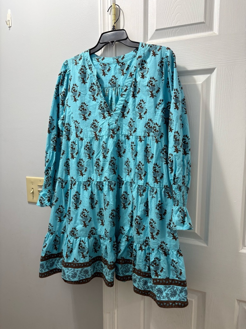 Tuckernuck Tropical Turquoise Bouquet Kenzo Mini Dress Size Large